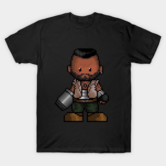 FF7 Barret T-Shirt by PixelKnight